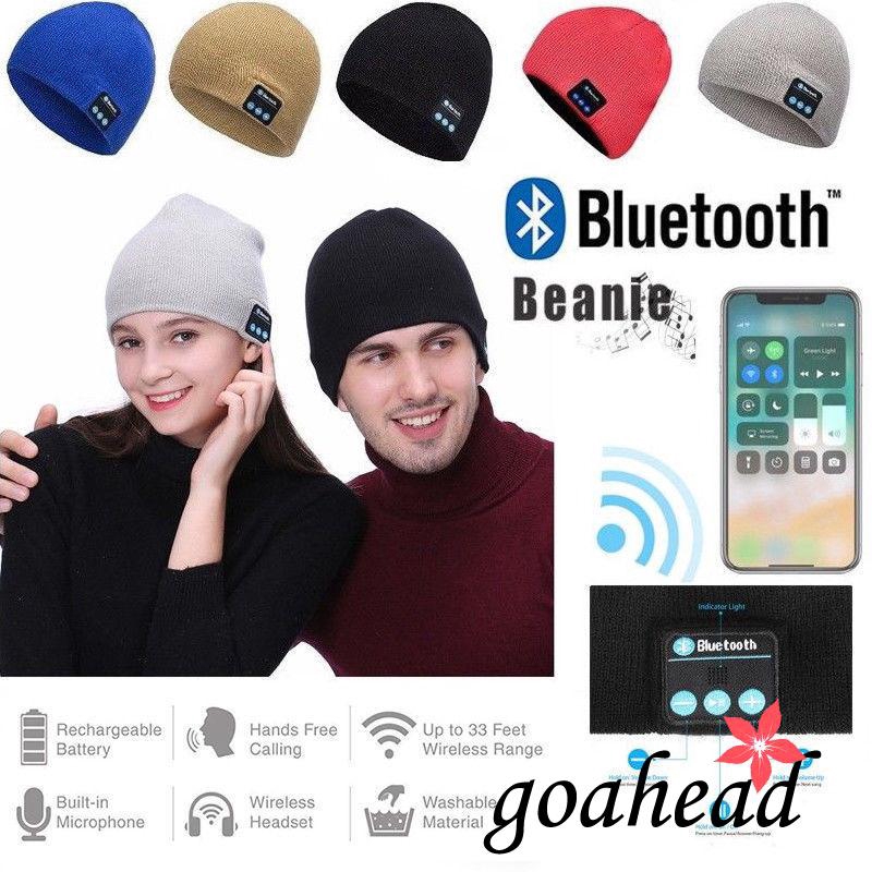 Mũ Len Giữ Ấm Thông Minh Tích Hợp Phát Nhạc Bluetooth