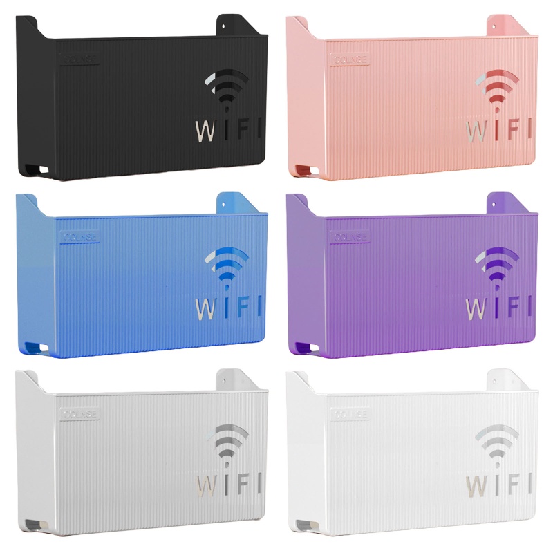 Giá Đỡ Bộ Định Tuyến Wifi Gắn Tường Kèm Phụ Kiện