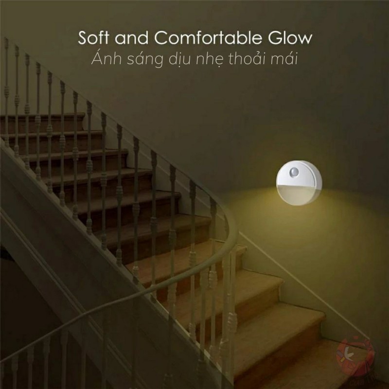 Đèn cảm biến hồng ngoại, đèn cảm biến chuyển động ban đêm thông minh cho phòng ngủ cầu thang | BigBuy360 - bigbuy360.vn