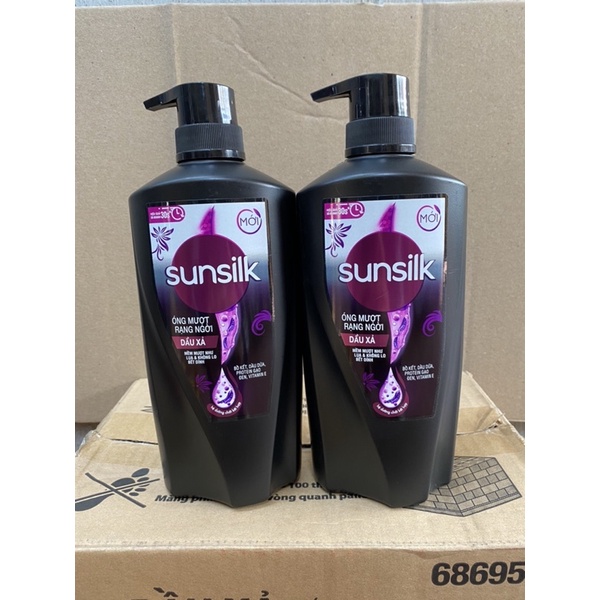 Dầu Xả Sunsilk Óng Mượt Rạng Ngời 640g (Mầu Đen)