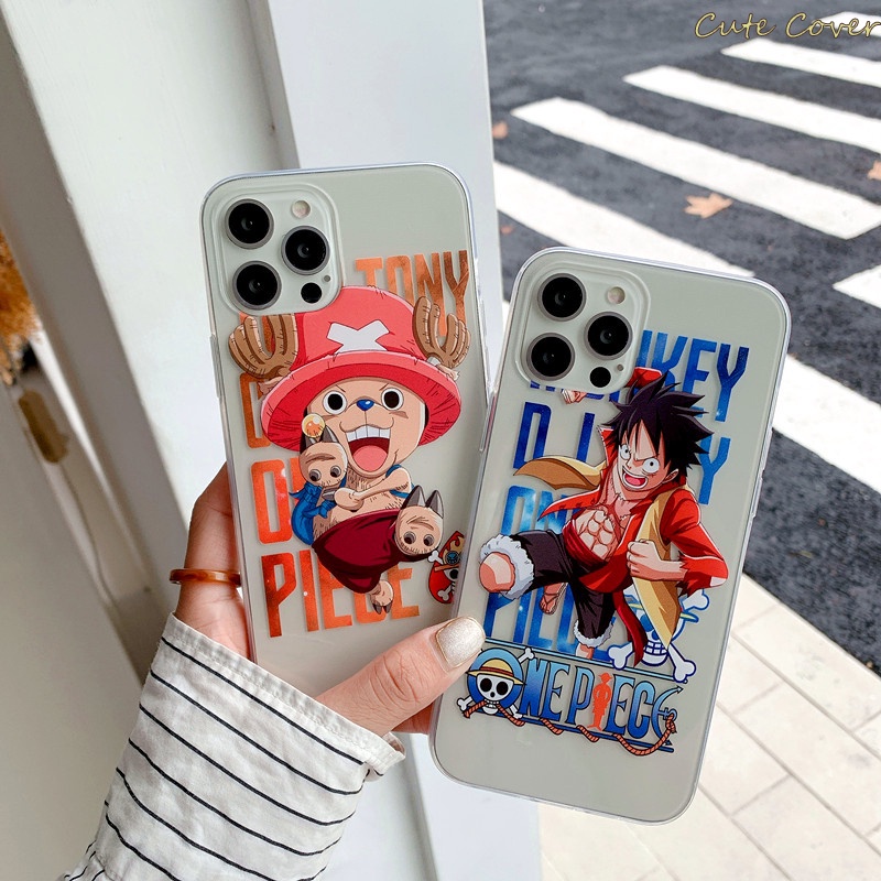 Ốp điện thoại TPU silicon mềm hình Luffy cho Samsung Galaxy S4/S5/S6 Edge/S6 Edge+