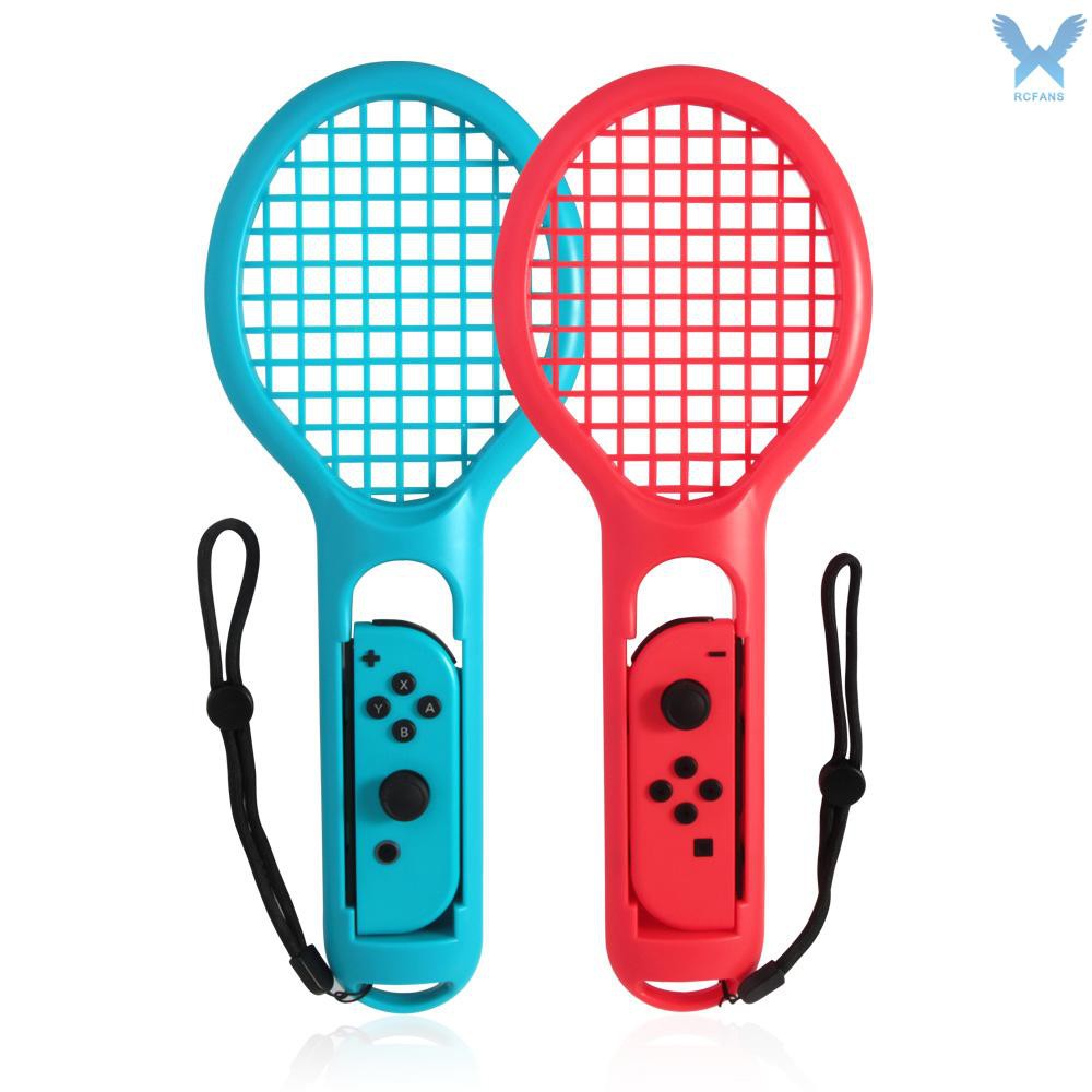 Set 2 Vợt Tennis Kèm 2 Tay Cầm Điều Khiển Chơi Game Nintendo Switch