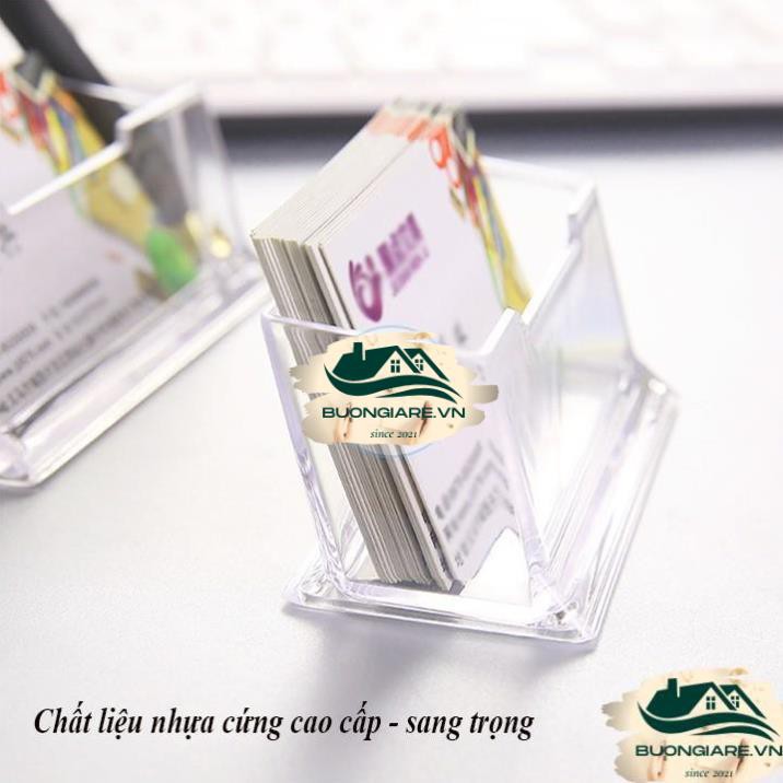 Hộp nhựa trong suốt đựng name card đựng danh thiếp tiện dụng