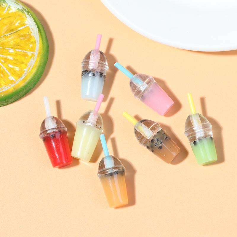 Set 5 Ly Trà Sữa Tỉ Lệ 1: 12 Trang Trí Nhà Búp Bê