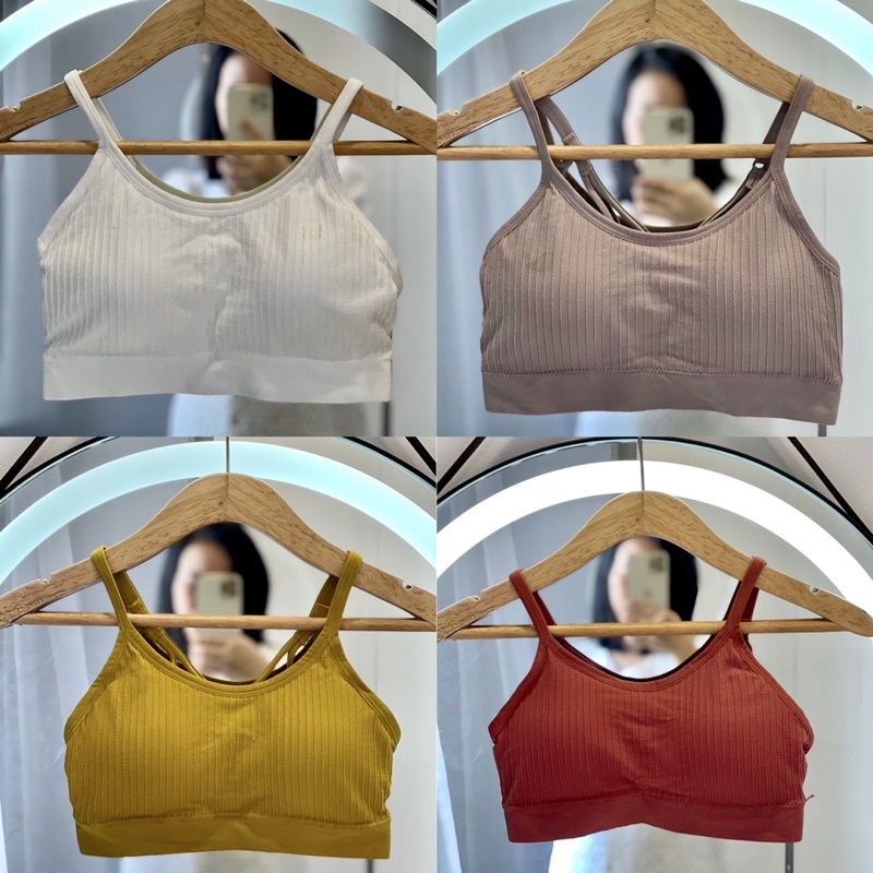 ÁO BRA THUN GÂN QUAI CHÉO 💝 FREESHIP + QUÀ TẶNG KÈM 💝 HÀNG CAO CẤP - GIÁ ƯU ĐÃI - KHÔNG ƯNG HOÀN TIỀN 100%