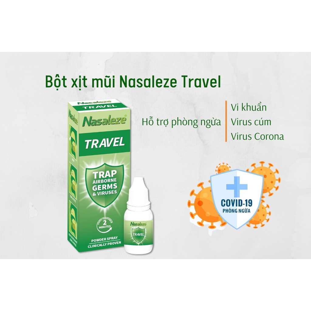 Xịt mũi NASALEZE TRAVEL 800mg