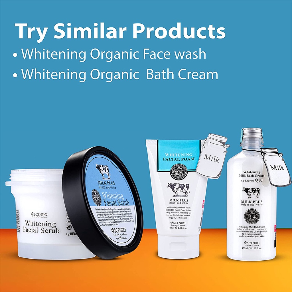 Tẩy Tế Bào Chết Da Mặt Làm Sáng Da Beauty Buffet Scentio Milk Plus Whitening Face Scrub 100ml | Hasaki