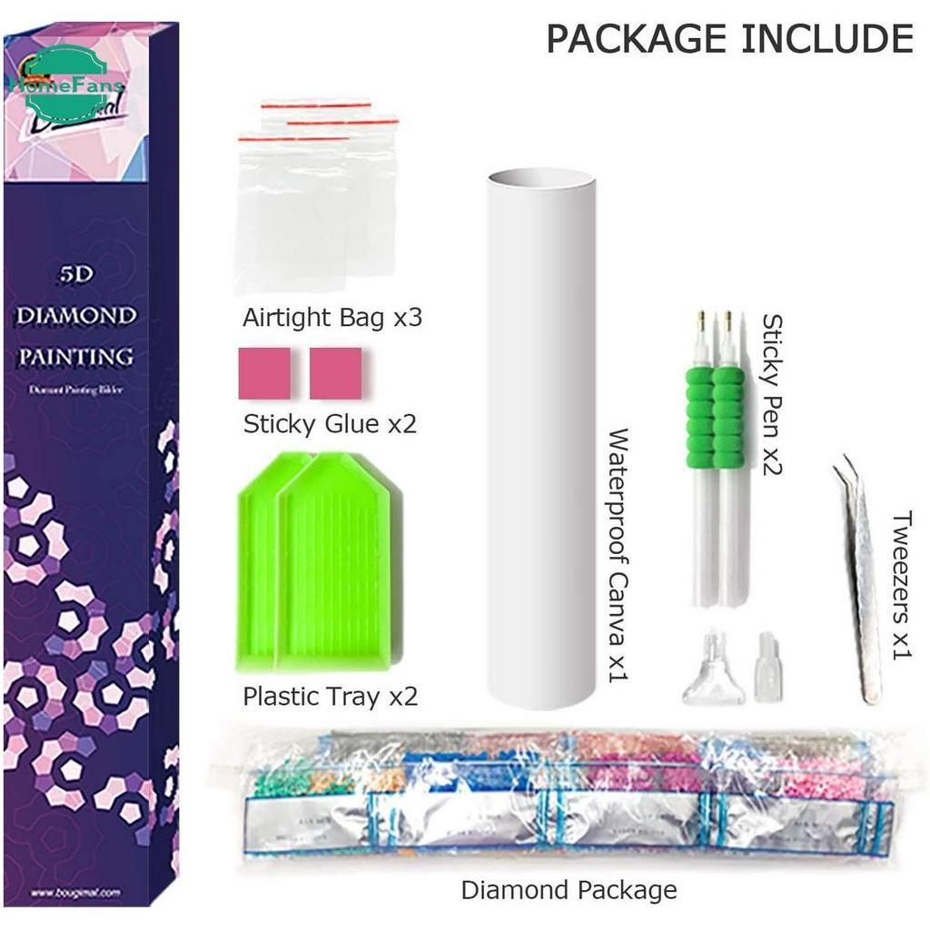 Tranh Đính Đá 5d Tự Làm 30cm X 30cm Trang Trí Nội Thất