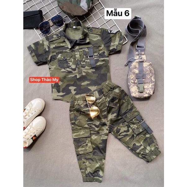 Mua Set rằn ri - đồ lính trẻ em cực chất giá rẻ nhất | TecKi.Vn