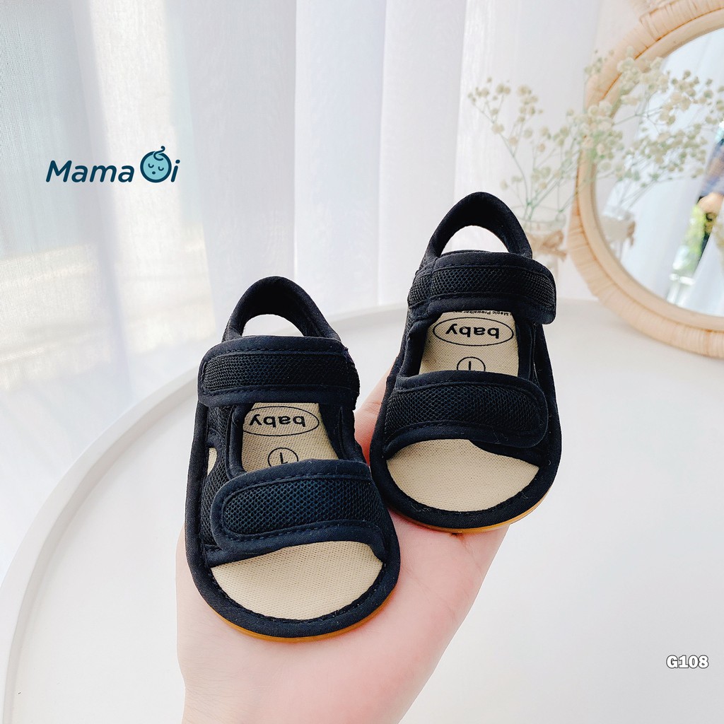 G108 Giày sandal tập đi cho bé đế cao su mềm chống trượt bám dính êm chân cho bé của Mama Ơi - Thời trang cho bé
