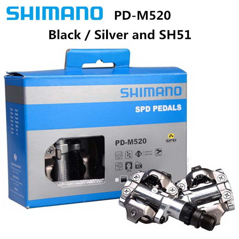 Bàn Đạp Xe Đạp Shimano Pd M530 / M520 Spd M520