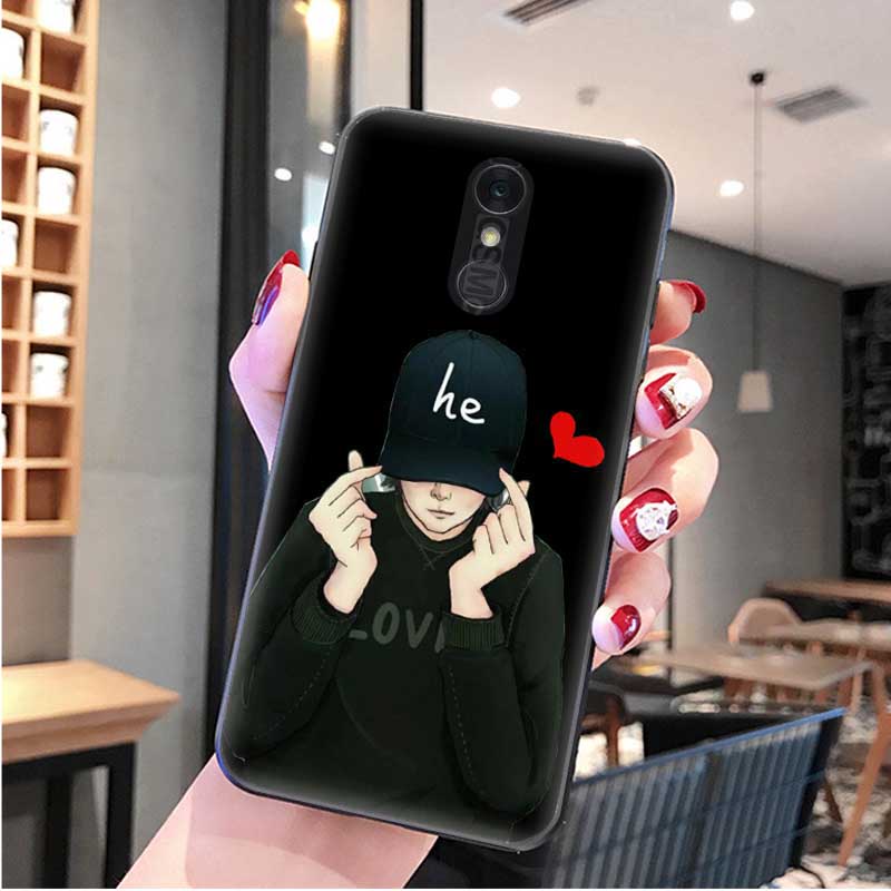 Ốp Điện Thoại silicone Mềm Họa Tiết Hoạt Hình Đáng Yêu Cho LG Q7