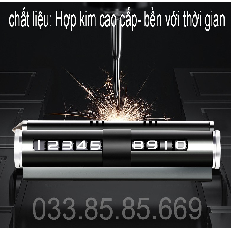 [NHẬP KHẨU] Bảng ghi số điện thoại HỢP KIM CAO CẤP trên ô tô - Tích hợp giá đỡ điện thoại, Phá kính an toàn và SÁP THƠM | BigBuy360 - bigbuy360.vn