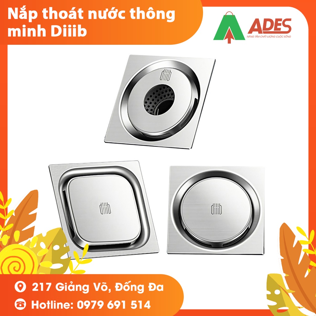 Nắp hố gas, thoát nước chống mùi Xiaomi DiiiB - Hàng Chính Hãng