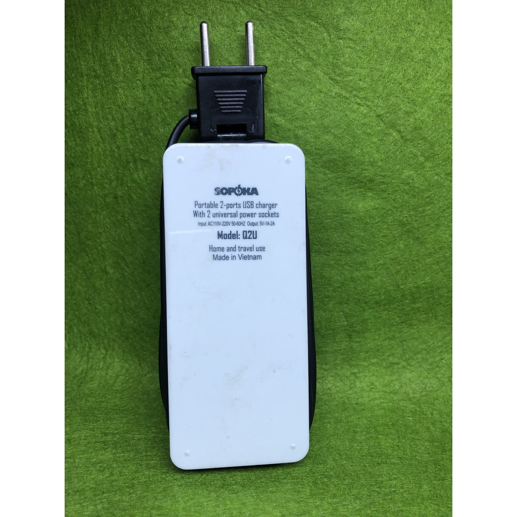 Ổ cắm điện thông minh tích hợp cổng USB SOPOKA Q2U và Q4U