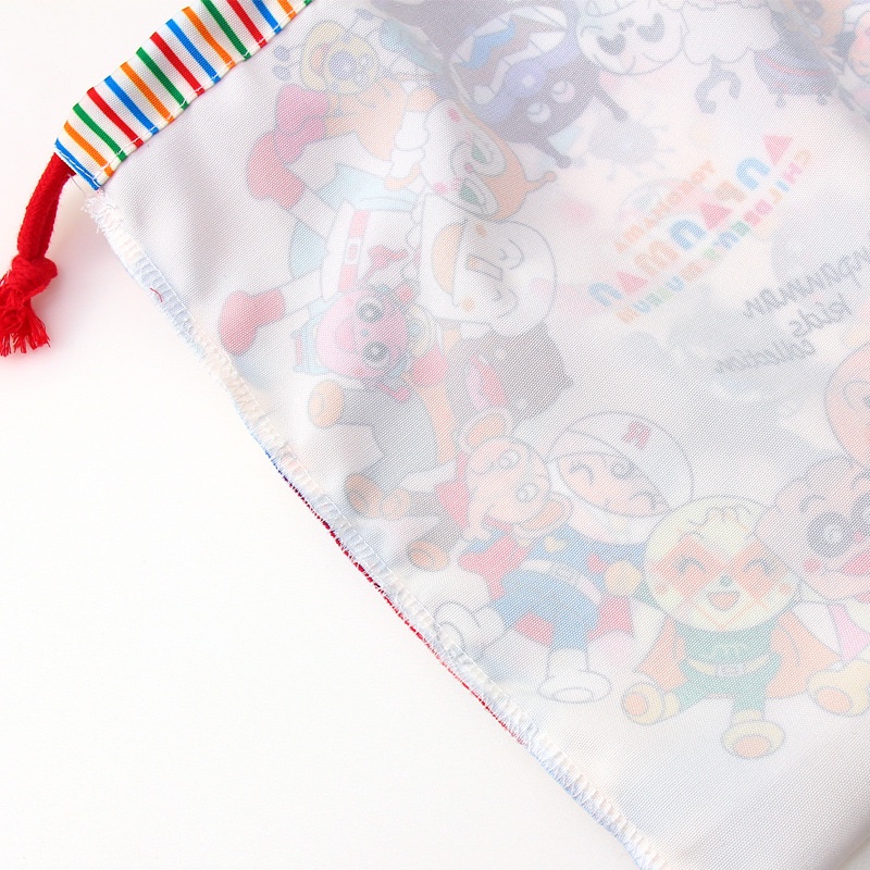 Túi Dây Rút Chống Bụi In Hình Anpanman Dễ Thương Cho Học Sinh