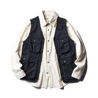 Áo Gile Unisex form rộng Streetwear, Áo Gile Túi Hộp phong cách đường phố