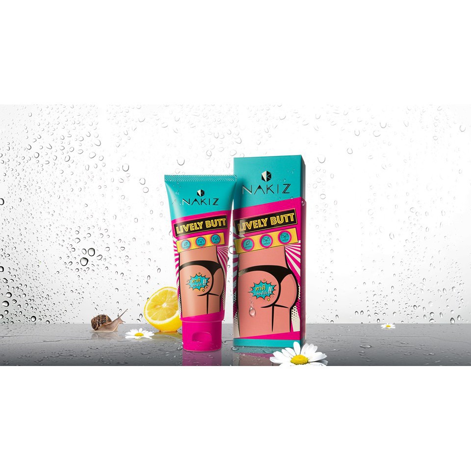Combo 2 TUÝP NAKIZ LIVELY BUTT 〡 Kem thoa thâm Mông, Bẹn, Nách, Lưng, Nhũ hoa, Đầu gối, Cùi chỏ.... Thái Lan | BigBuy360 - bigbuy360.vn