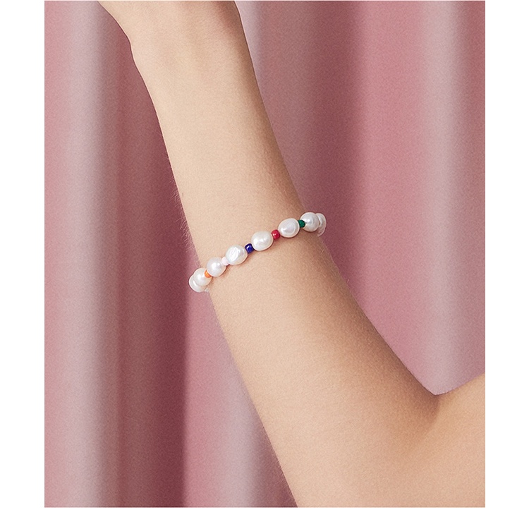 BAMOER Vòng Đeo Tay Xi Bạc 925 PhốI Zircon HìNh TráI Tim ThờI Trang Cho Nữ