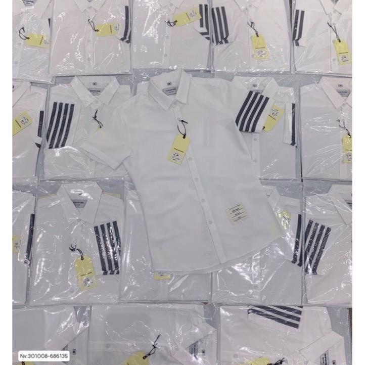 [BIG SALE] Áo sơ mi 1 bên vạch tay form thụng