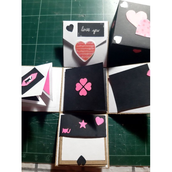 5110 love box handmade gắn hình