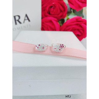 Bộ trang sức bạc mèo hello kitty cho bé