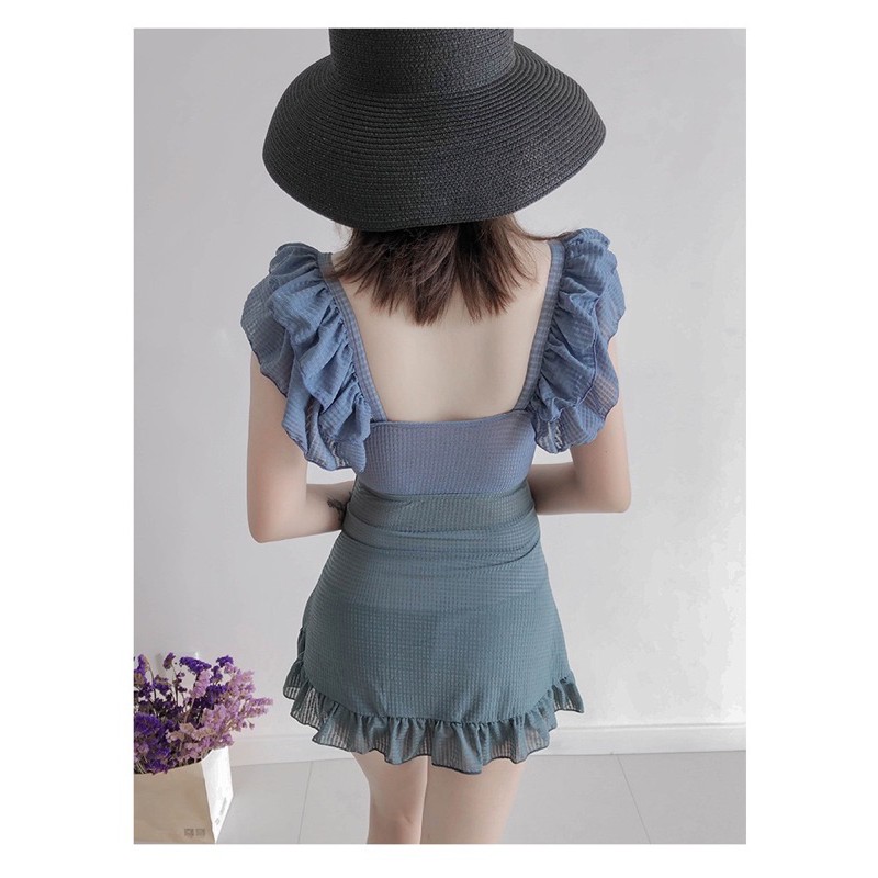 [Cạp cao che bụng] Đồ Bơi Bikini Cánh Tiên Ngắn Phong Cách Ngọt Ngào ~ ORRIN Closet | BigBuy360 - bigbuy360.vn