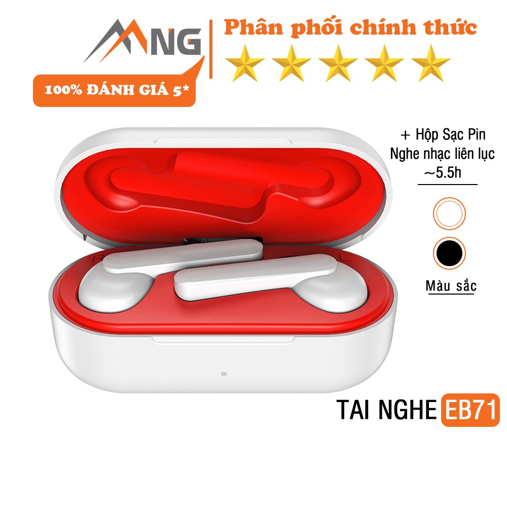 [Mã 2404EL10K giảm 10K đơn 20K] Tai nghe không dây nhét tai bluetooth true wireless Rockspace EB70, hàng chính hãng