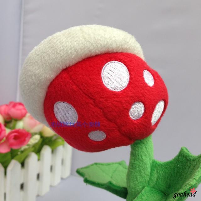 ☞❀❤♕GOAHot Sell Super Mario Bros Piranha Plant 19cm Soft Plush Doll Toy Kids Gifts