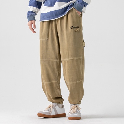 Quần jogger kaki thụng mềm 3 màu unisex phong cách đường phố