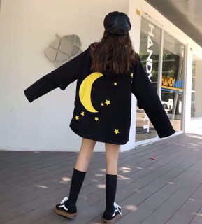 Áo Nỉ Oversize Ulzzang ( Có ảnh thật )
