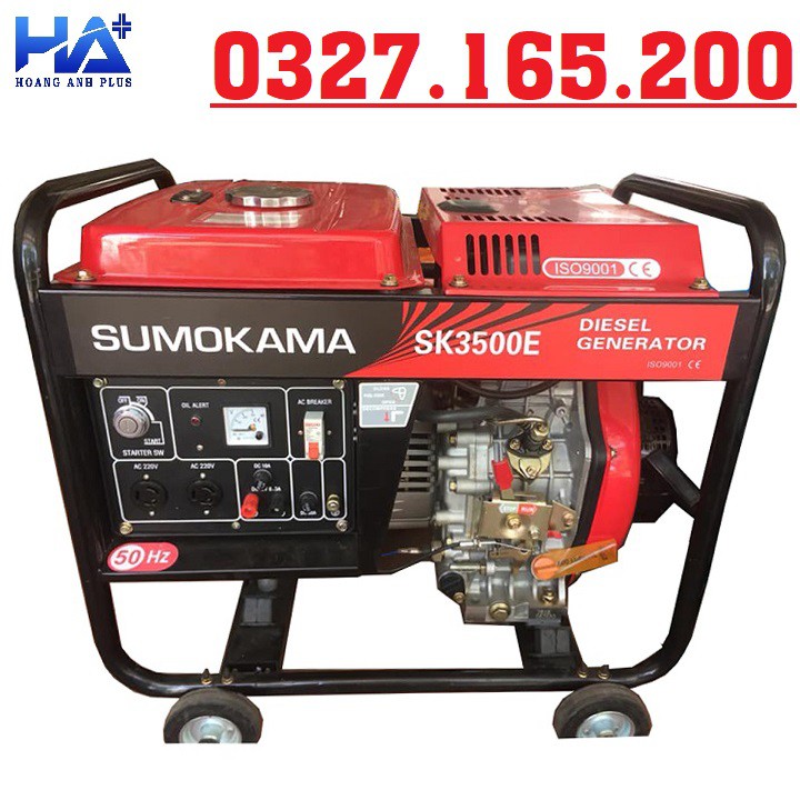 Máy Phát Điện Chạy Dầu 3Kw Sumokama SK3500 - Mẫu Mới