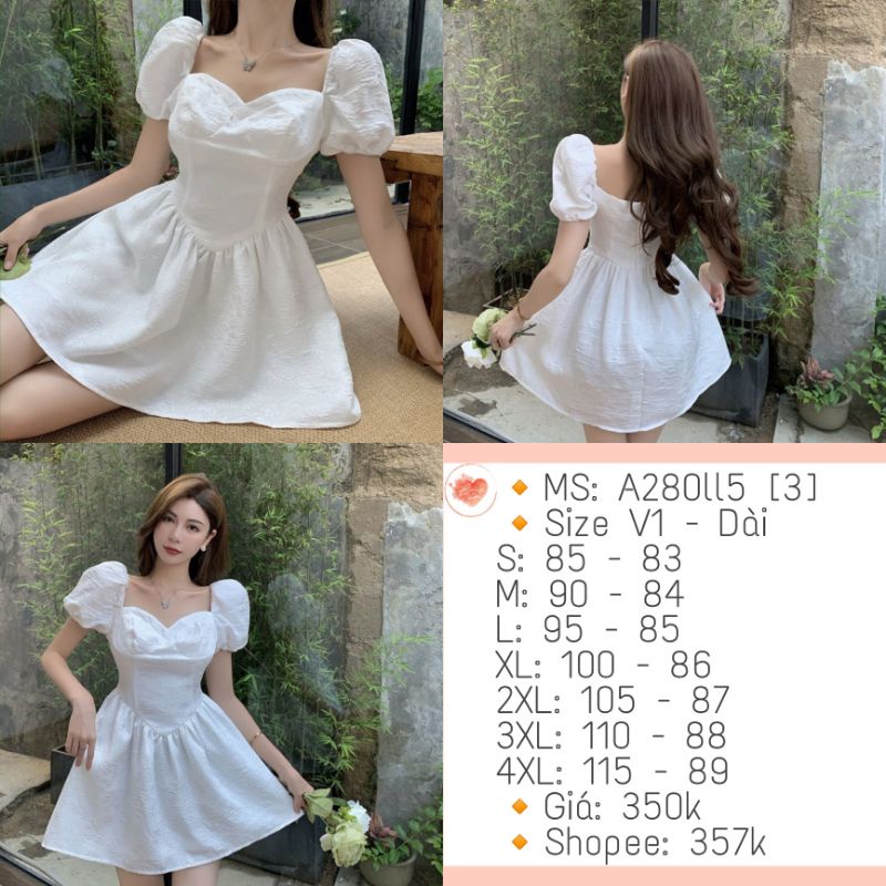 [Order] Đầm Hotgirl Dáng Xoè Xinh Bigsize