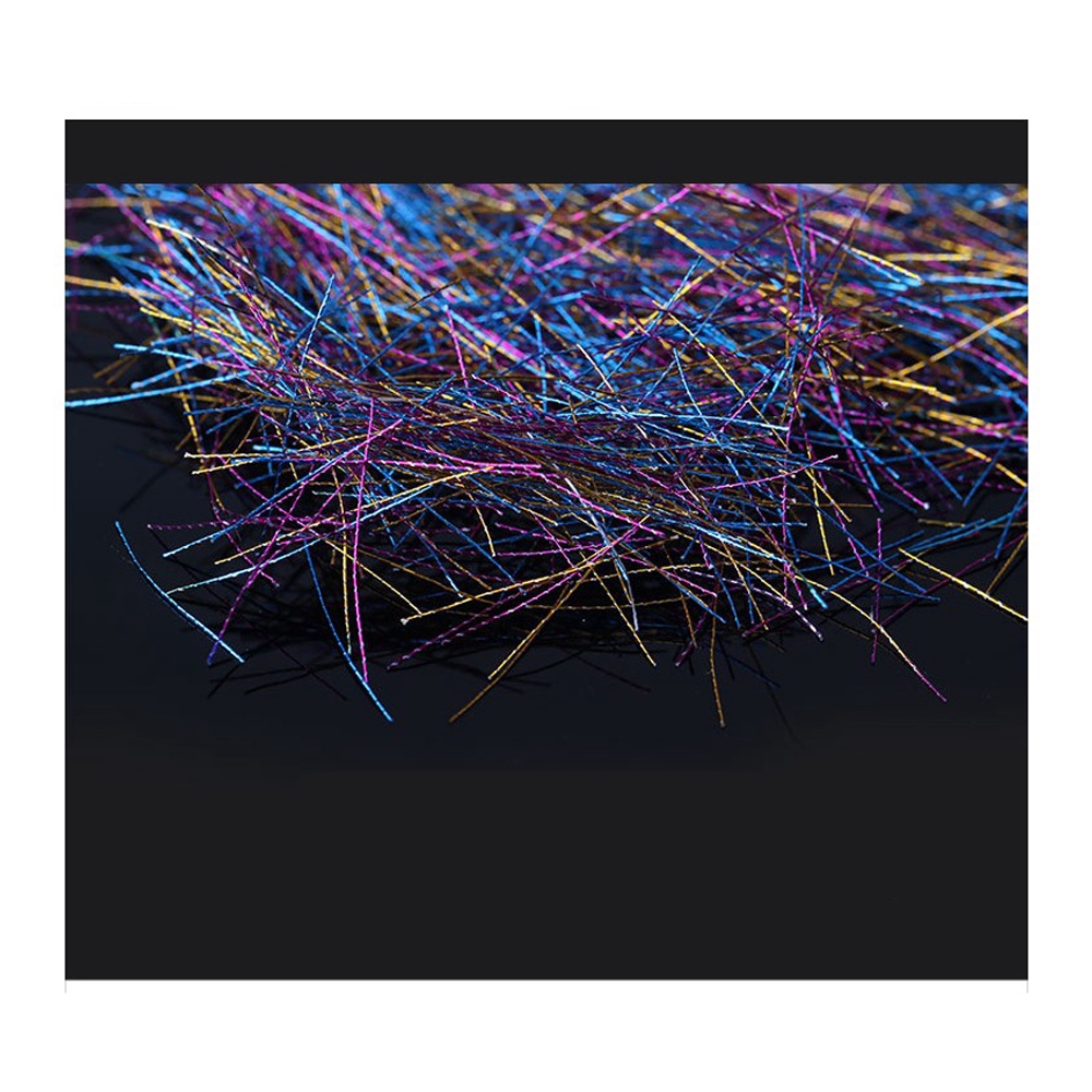 Sợi kim tuyến lấp lánh trang trí móng tay