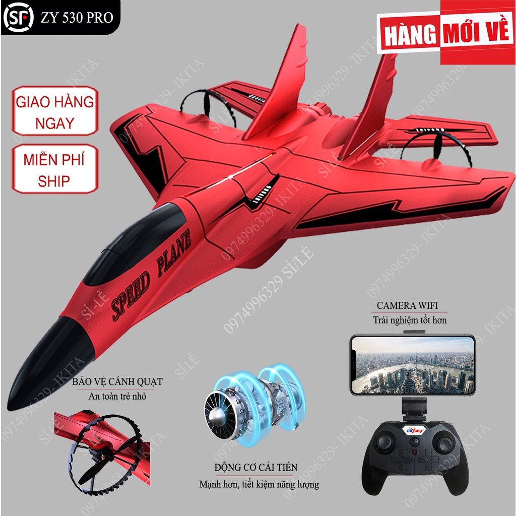 Máy bay điều khiển từ xa Zy 530 pro camera, phiên bản upload, an toàn hơn, động cơ khỏe hơn, thời gian chơi lâu hơn