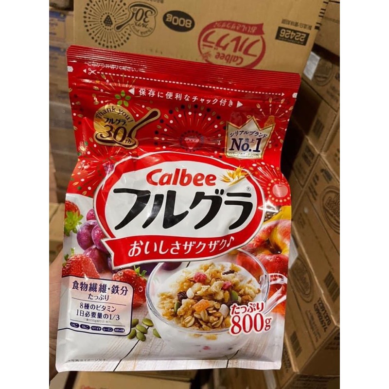 🔥Deal Giá Sỉ🔥(Date 3/2022) ngũ cốc calbee 800g