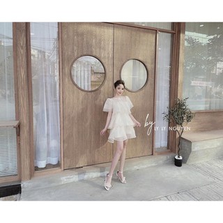 VÁY LỤA TƠ BÈO 2 TẦNG