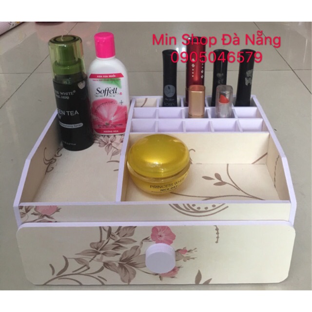 Kệ mỹ phẩm 25cm ( Tặng 01 gương cute)