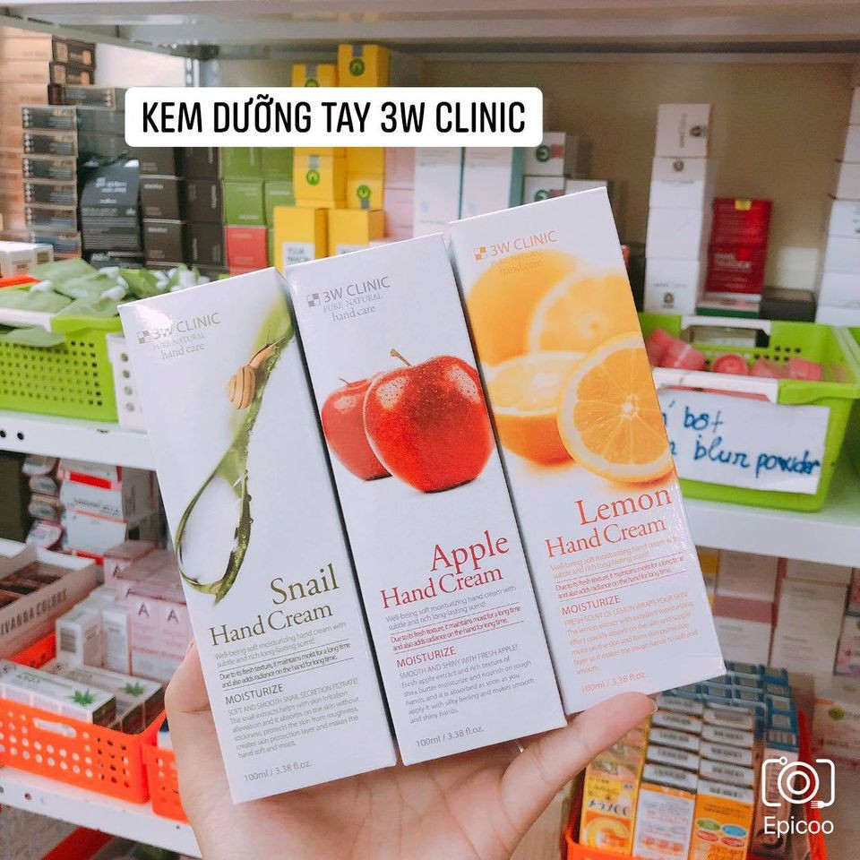 Kem Dưỡng Da Tay Collagen Hand Cream 3W Clinic