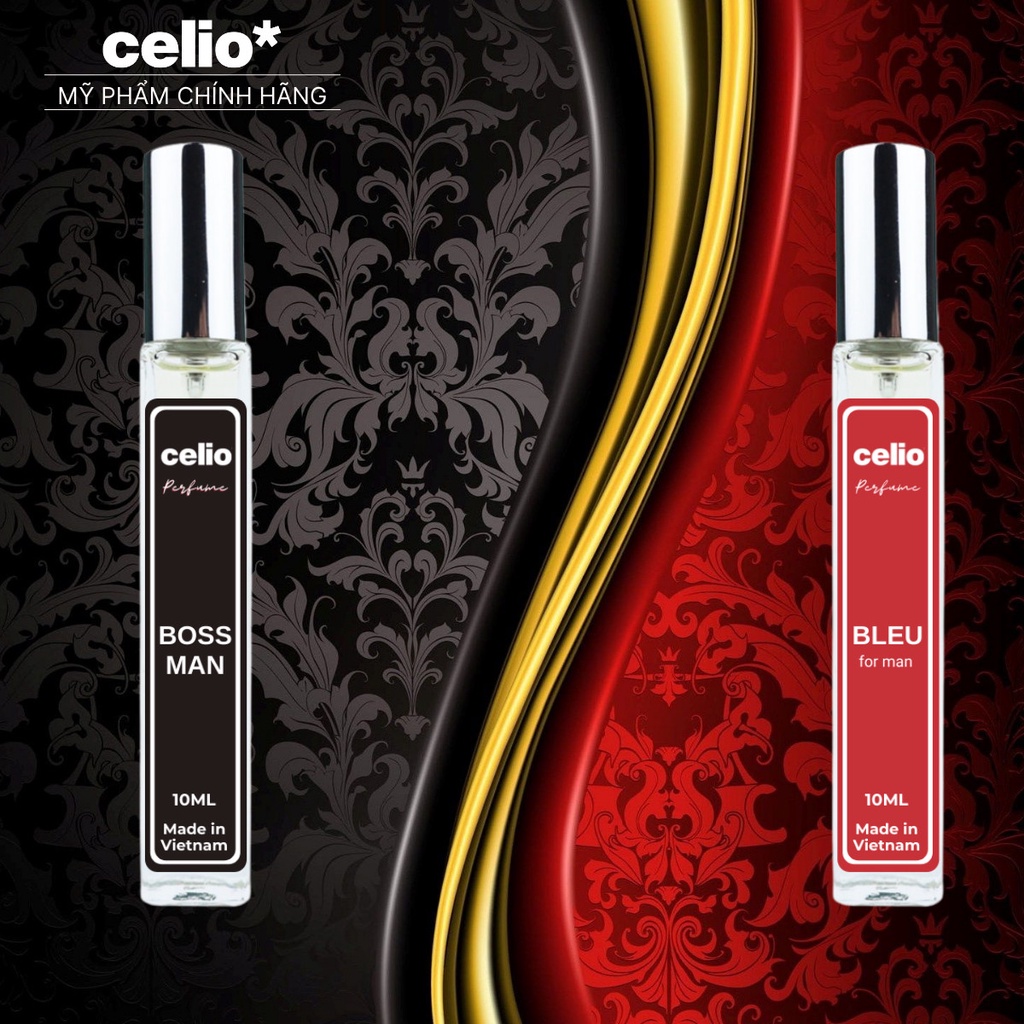 Nước Hoa Nam Celio BOSS MAN Hương Thơm Nam Tính Đầy Lịch Lãm Thu Hút Mọi Cô Gái - Dung Tích 12ml Dạng Xịt Tiện Dụng