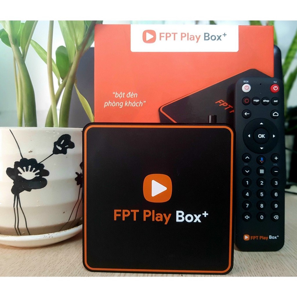 FPT Play Box+ 2020 - Tivi Box - Hệ điều hành AndroidTV 10 - Tặng chuột không dây