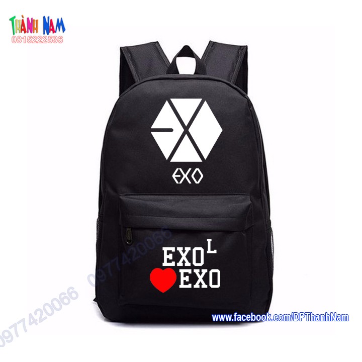 BALO NHÓM EXO, CẶP NHÓM EXO - hàng chuẩn may 3 lớp