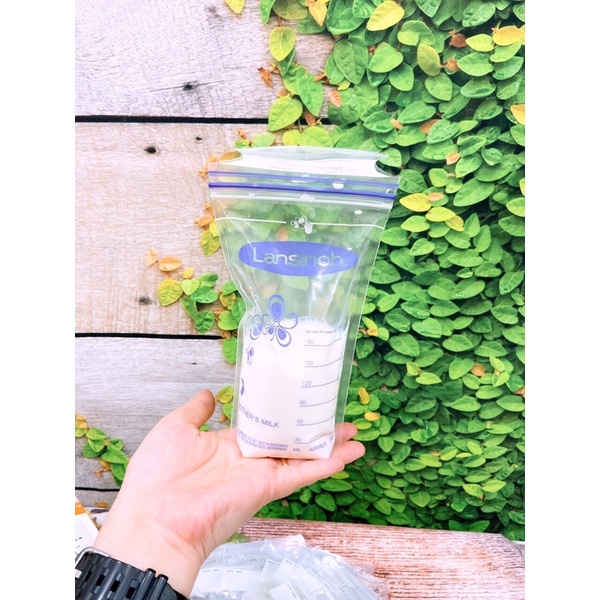 10 Túi trữ sữa lansinoh 180ml 2zip