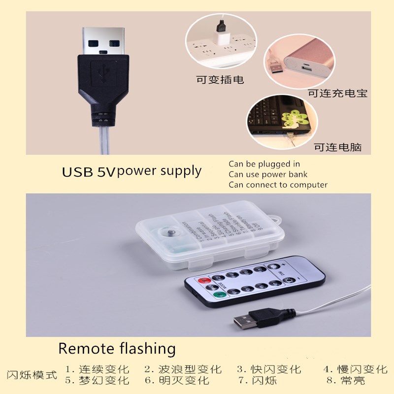 rèm cửa sổ Trang Trí Giáng Sinh Có Đèn Led