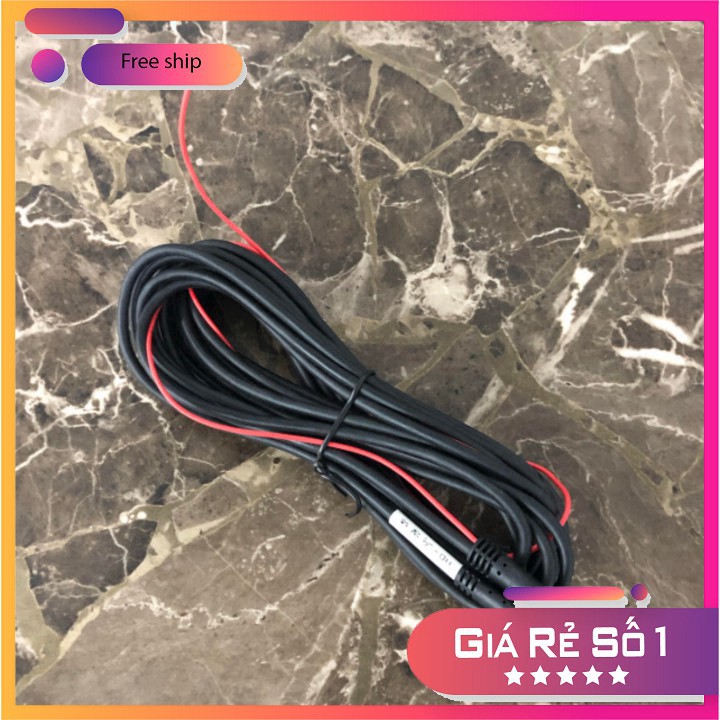 Dây nguồn 4 chân kết nối camera hành trình và camera lùi dài 5m (Màu đen) B | BigBuy360 - bigbuy360.vn