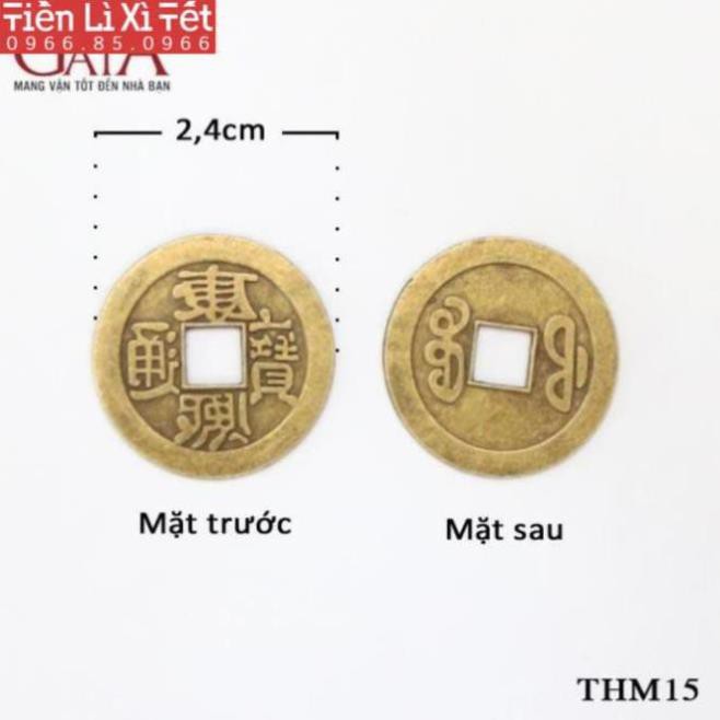 [SIÊU SALE] Đồng xu ngũ đế, đồng xu phong thuỷ bỏ bóp ví - Vật phẩm chiêu tài may mắn