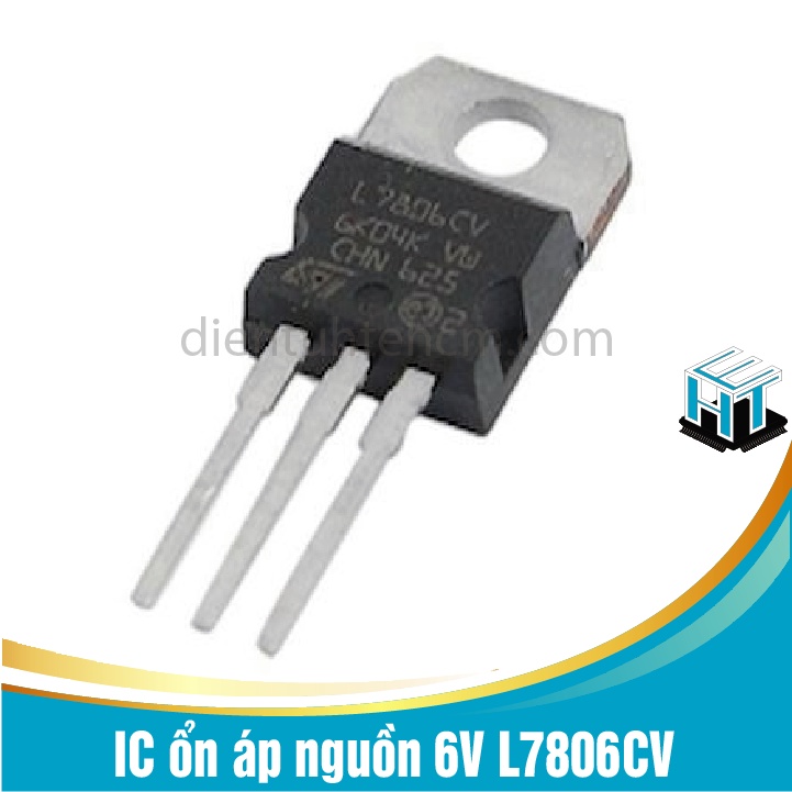 IC ổn áp nguồn LDO L7806CV 6V 1.5A chân cắm TO-220