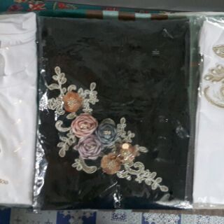 áo thun kết hoa nổi 3 màu