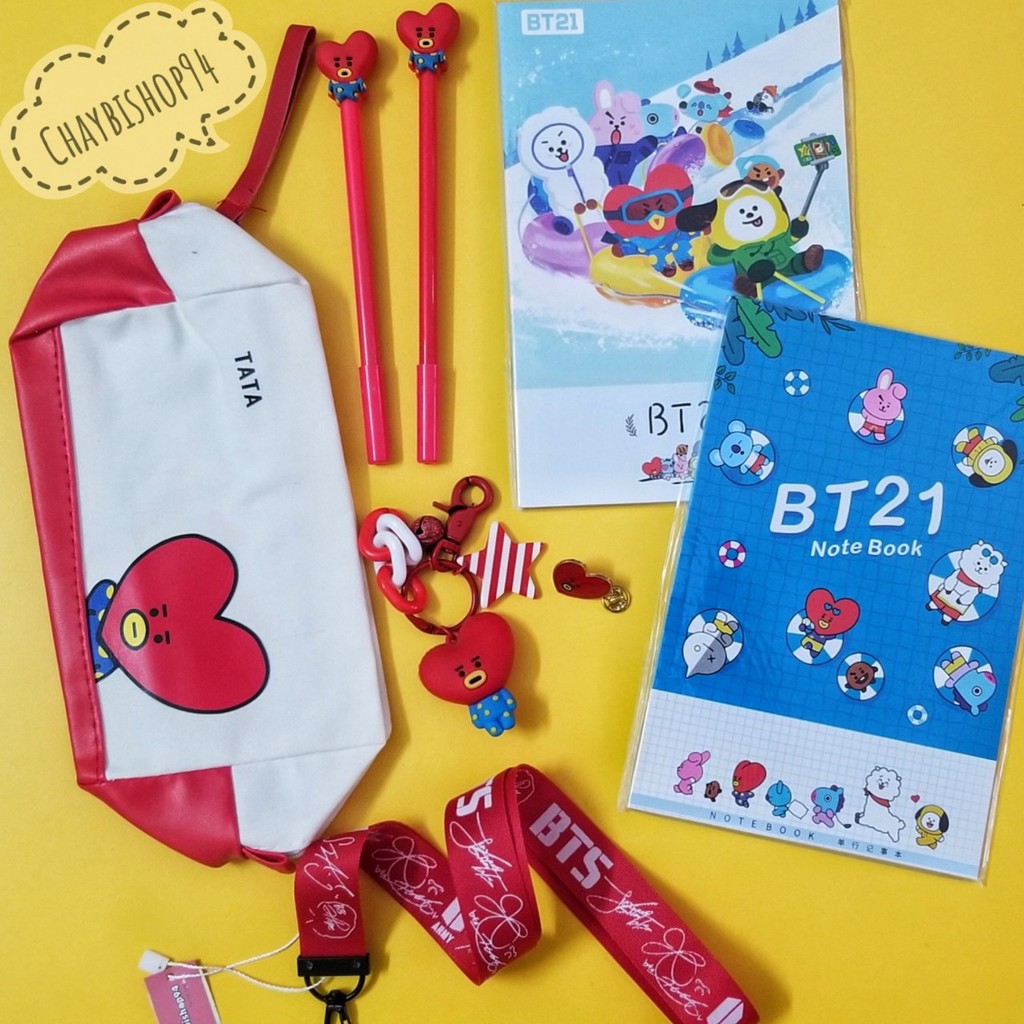 Combo đồ dùng học tập BTS, BT21, TWICE, BLACKPINK, GOT7, Seventeen, iKon, TXT