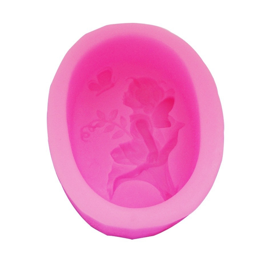 Khuôn silicon làm xà phòng hình cây thiên thần